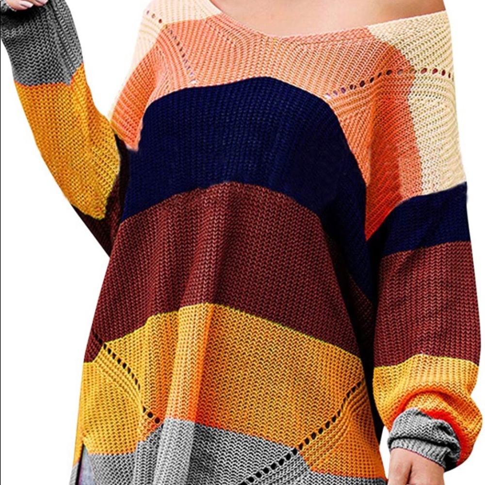 Cute oversized, cowl neck sweater. Brand new!!
